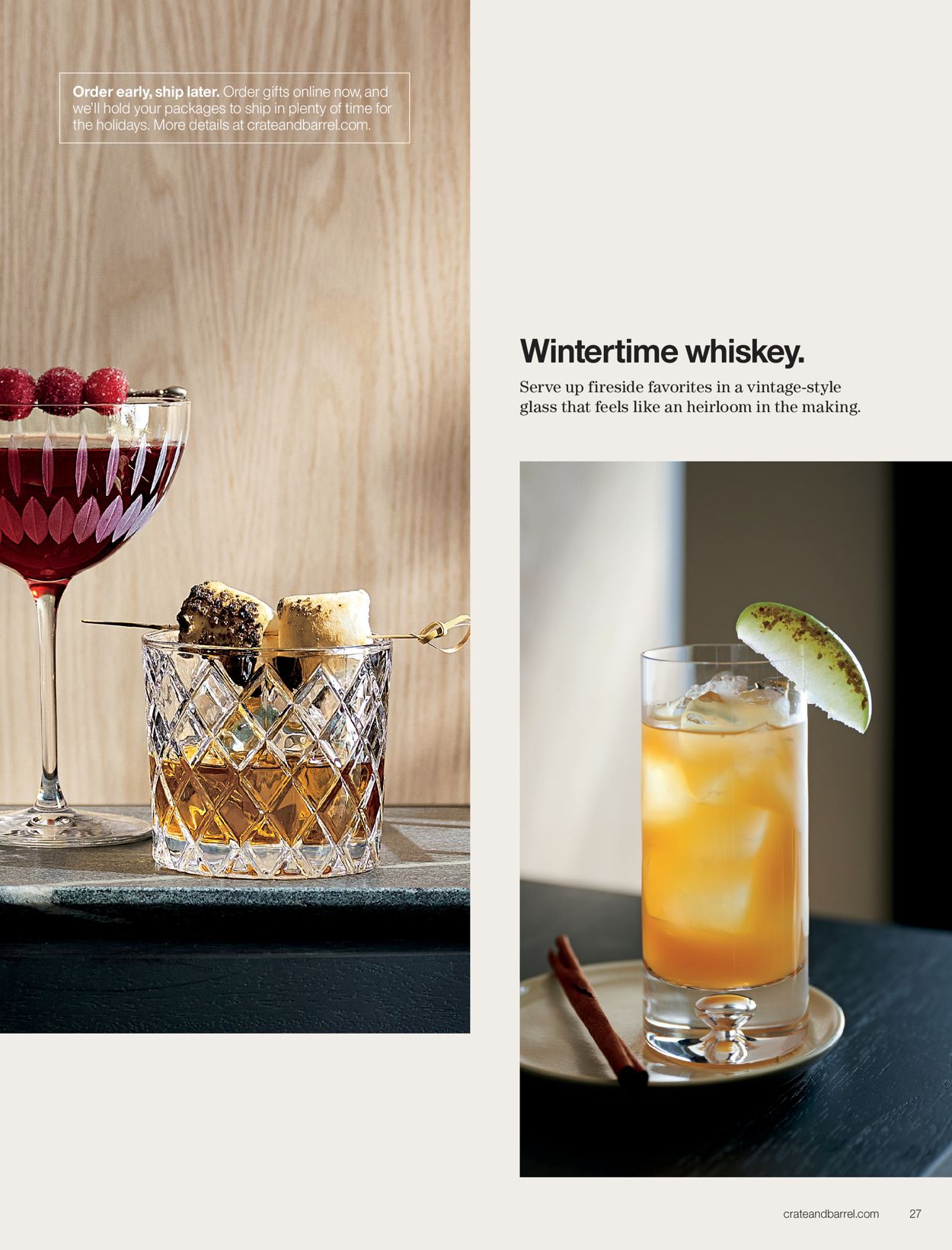 Catalogue Crate & Barrel Holiday2020 from 11/01/2020