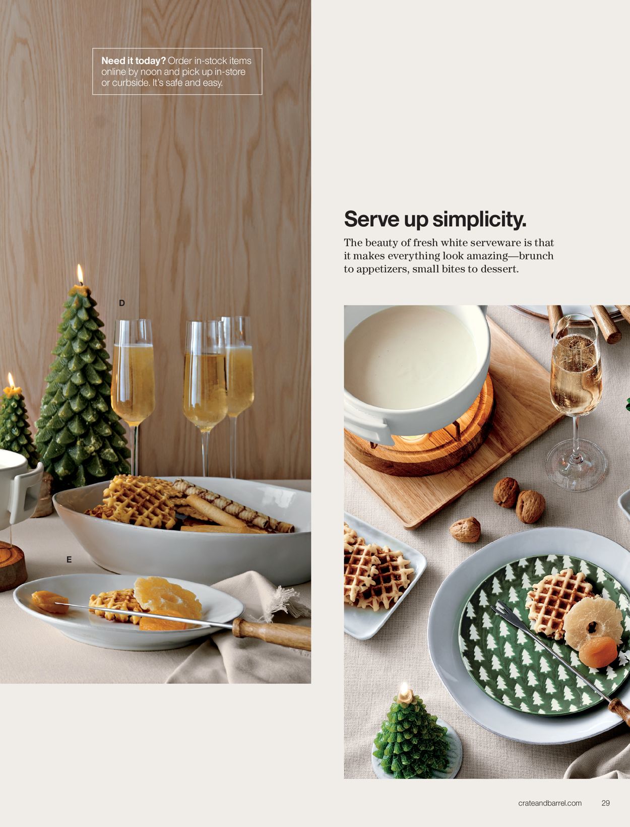 Catalogue Crate & Barrel Holiday2020 from 11/01/2020