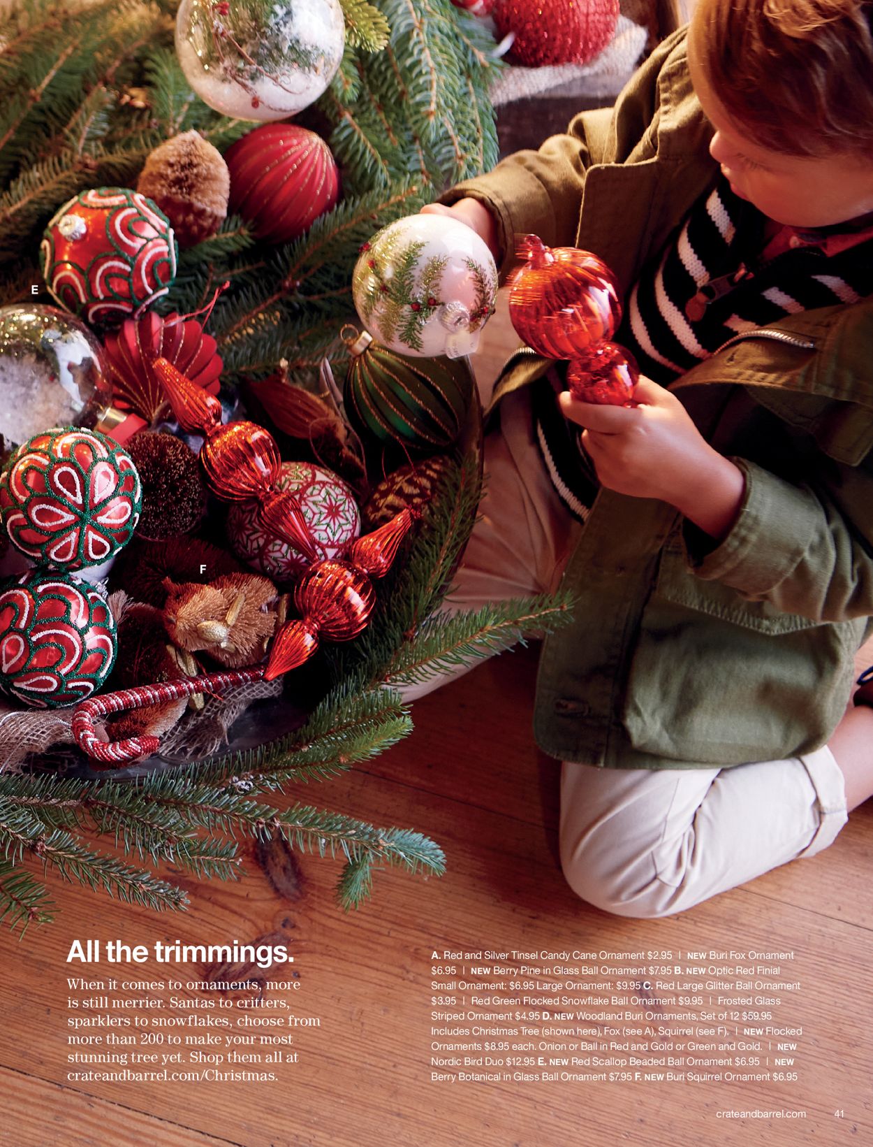 Catalogue Crate & Barrel Holiday2020 from 11/01/2020