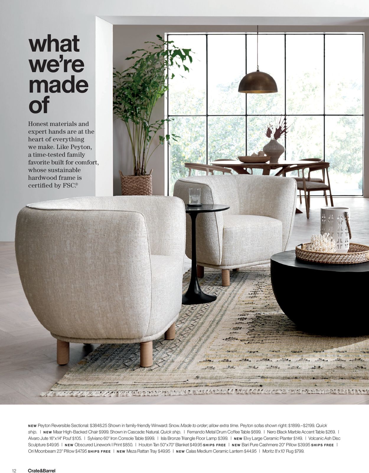 Catalogue Crate & Barrel from 03/18/2021