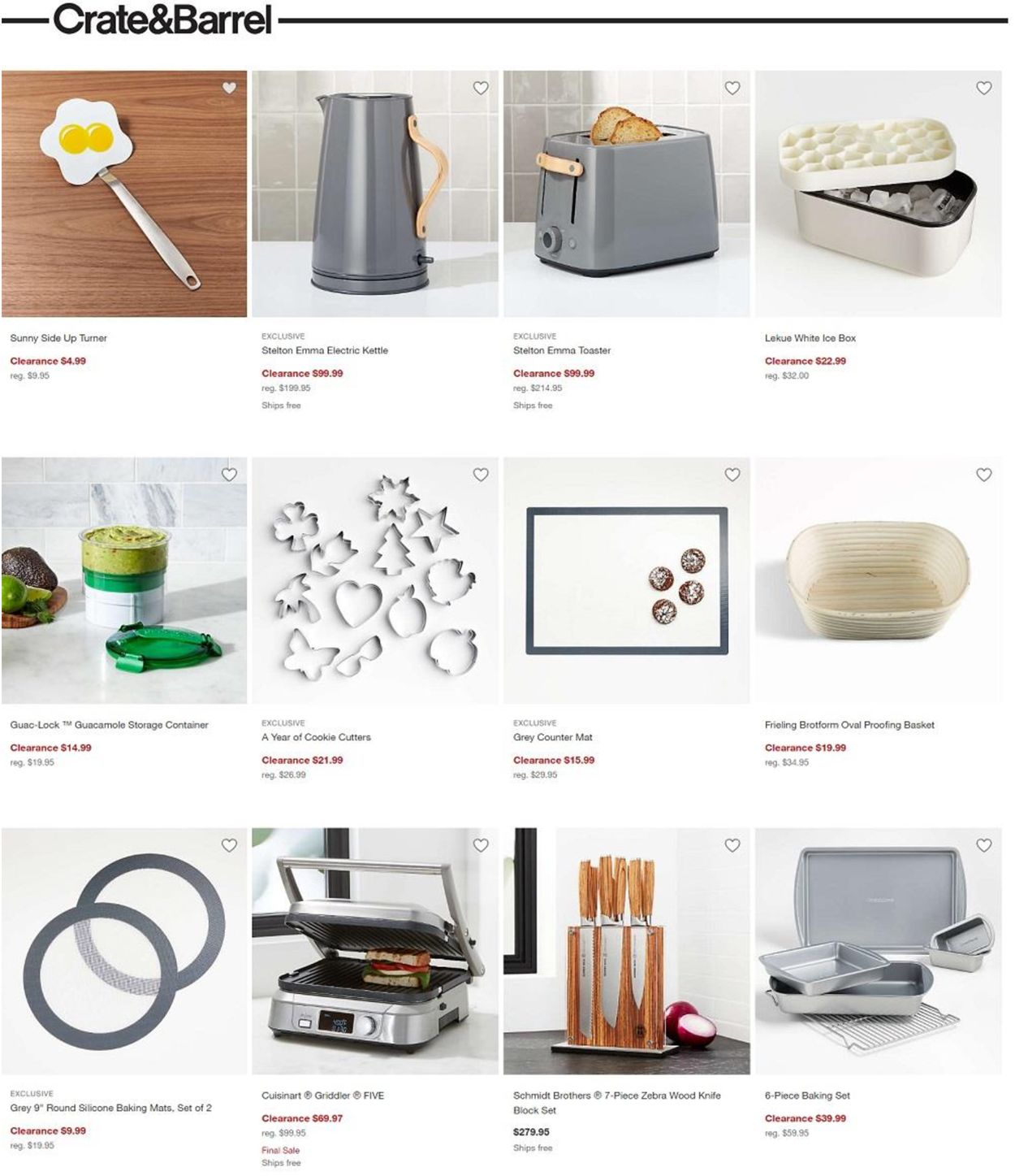 Catalogue Crate & Barrel BLACK FRIDAY WEEK 2021 from 11/16/2021