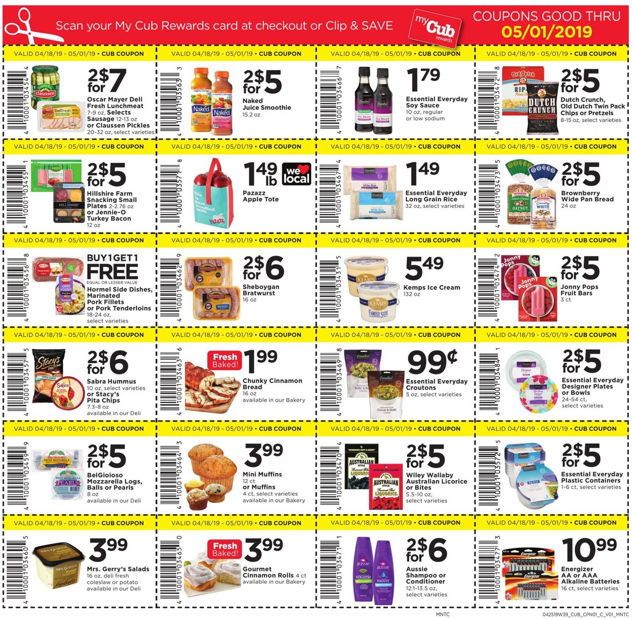 Catalogue Cub Foods from 04/25/2019