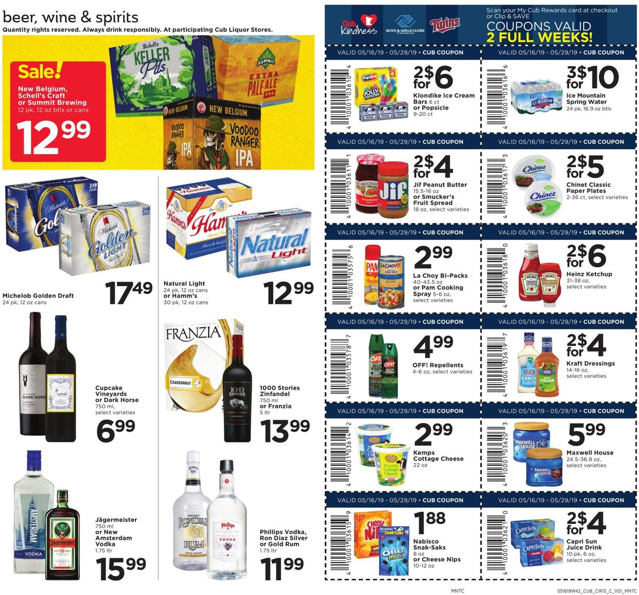 Catalogue Cub Foods from 05/16/2019