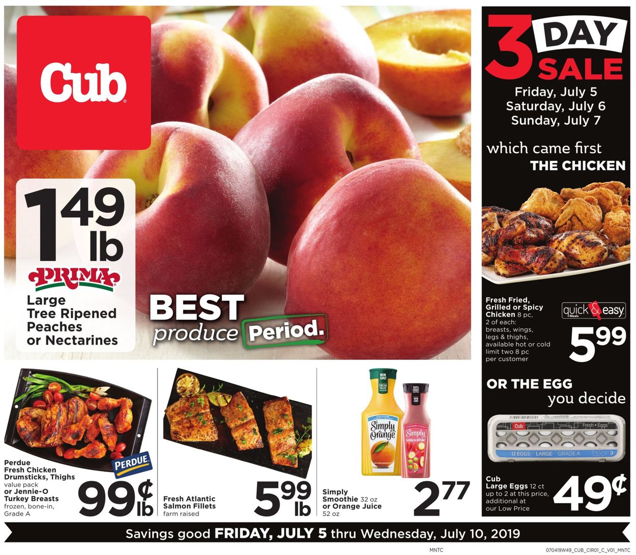 Catalogue Cub Foods from 07/05/2019