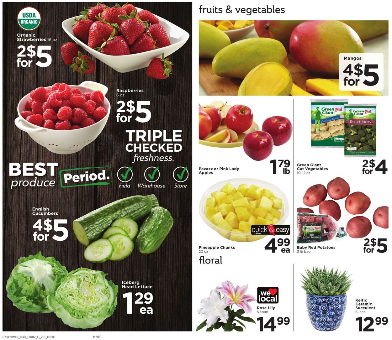 Catalogue Cub Foods from 07/05/2019