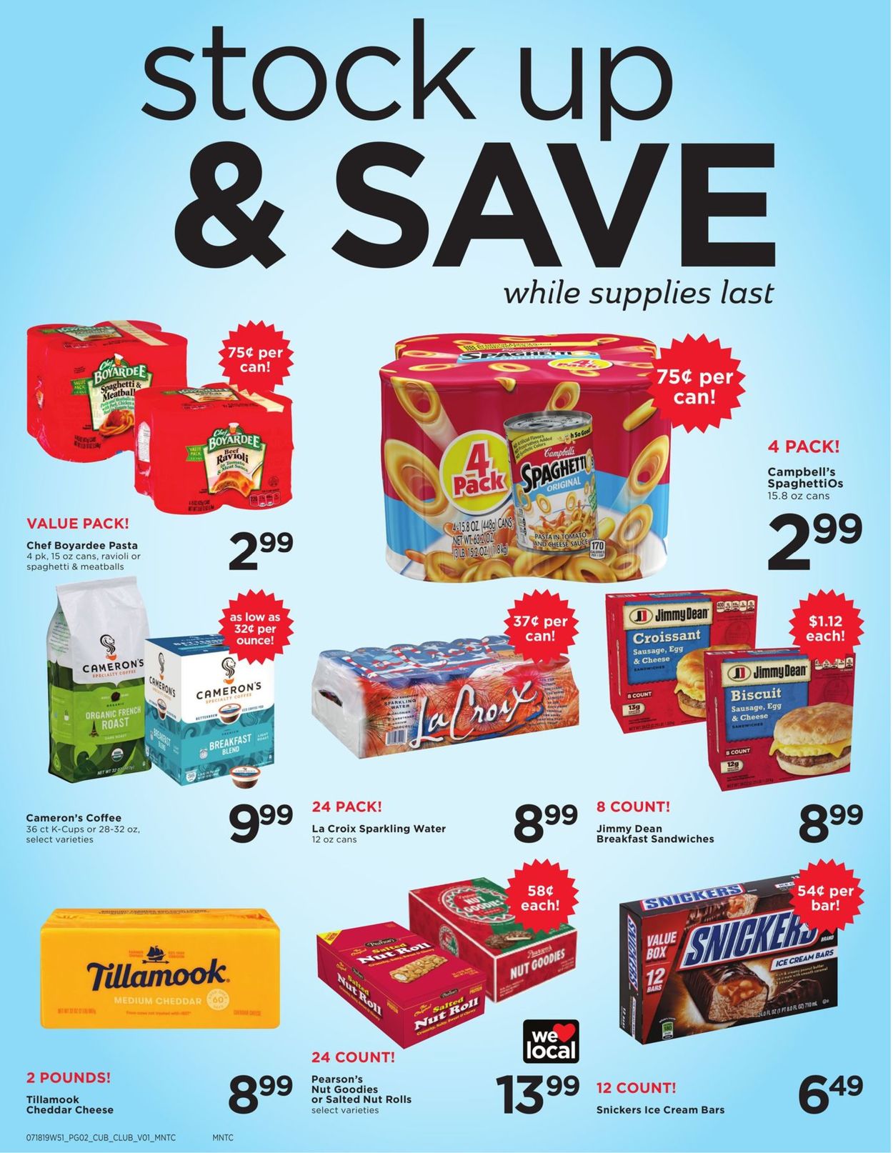 Catalogue Cub Foods from 07/18/2019