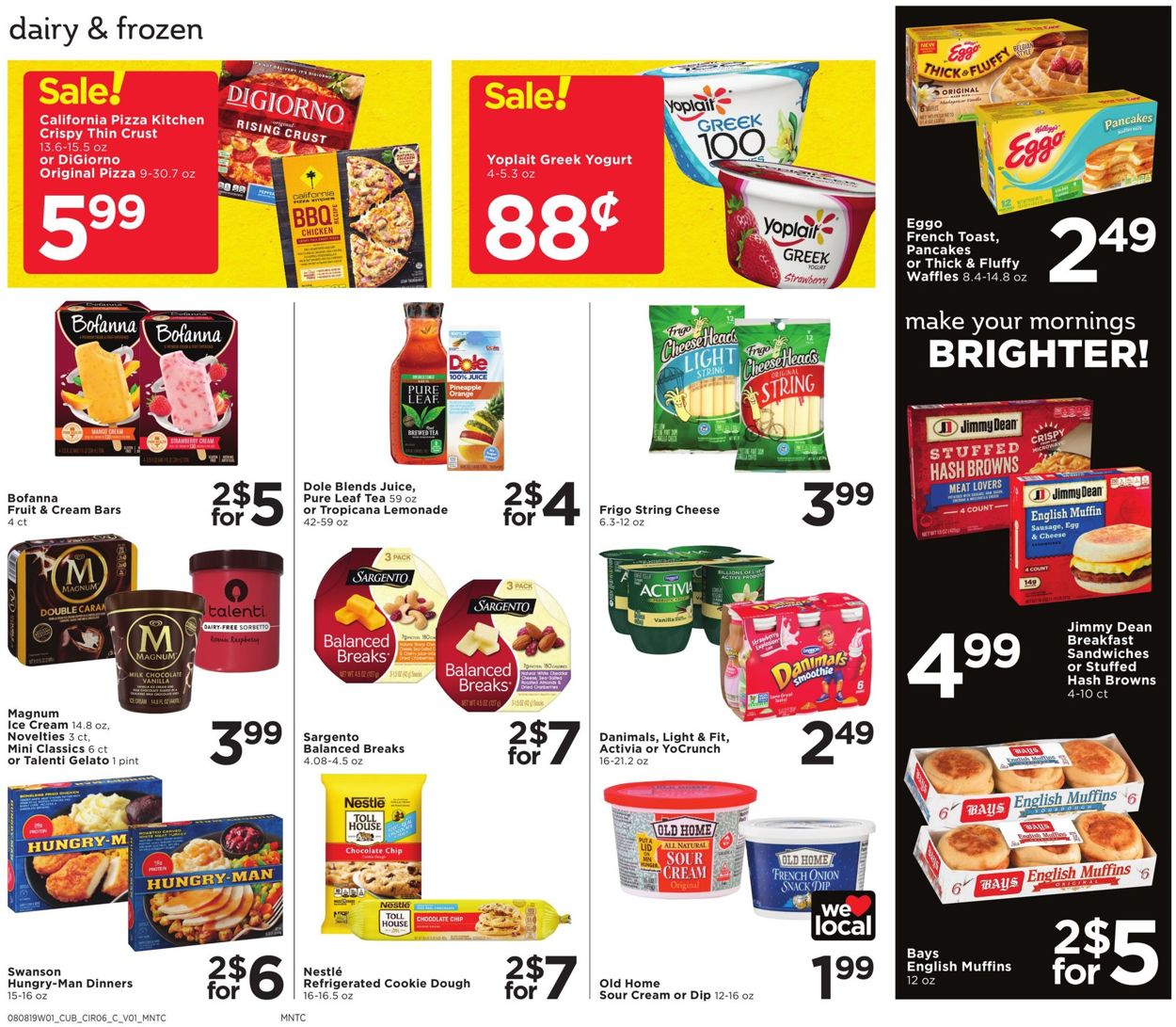 Catalogue Cub Foods from 08/08/2019