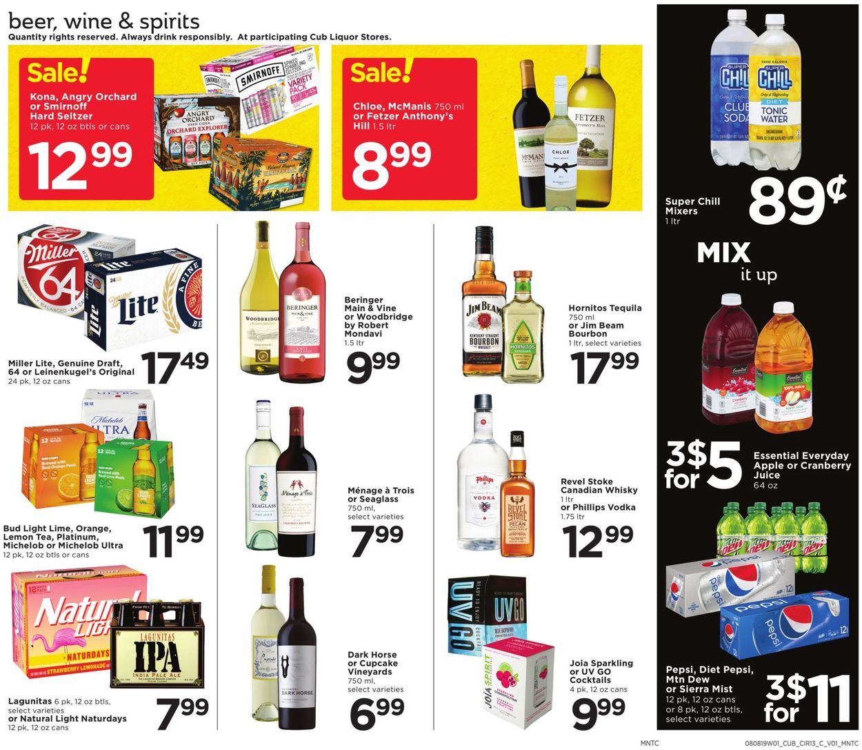 Catalogue Cub Foods from 08/08/2019