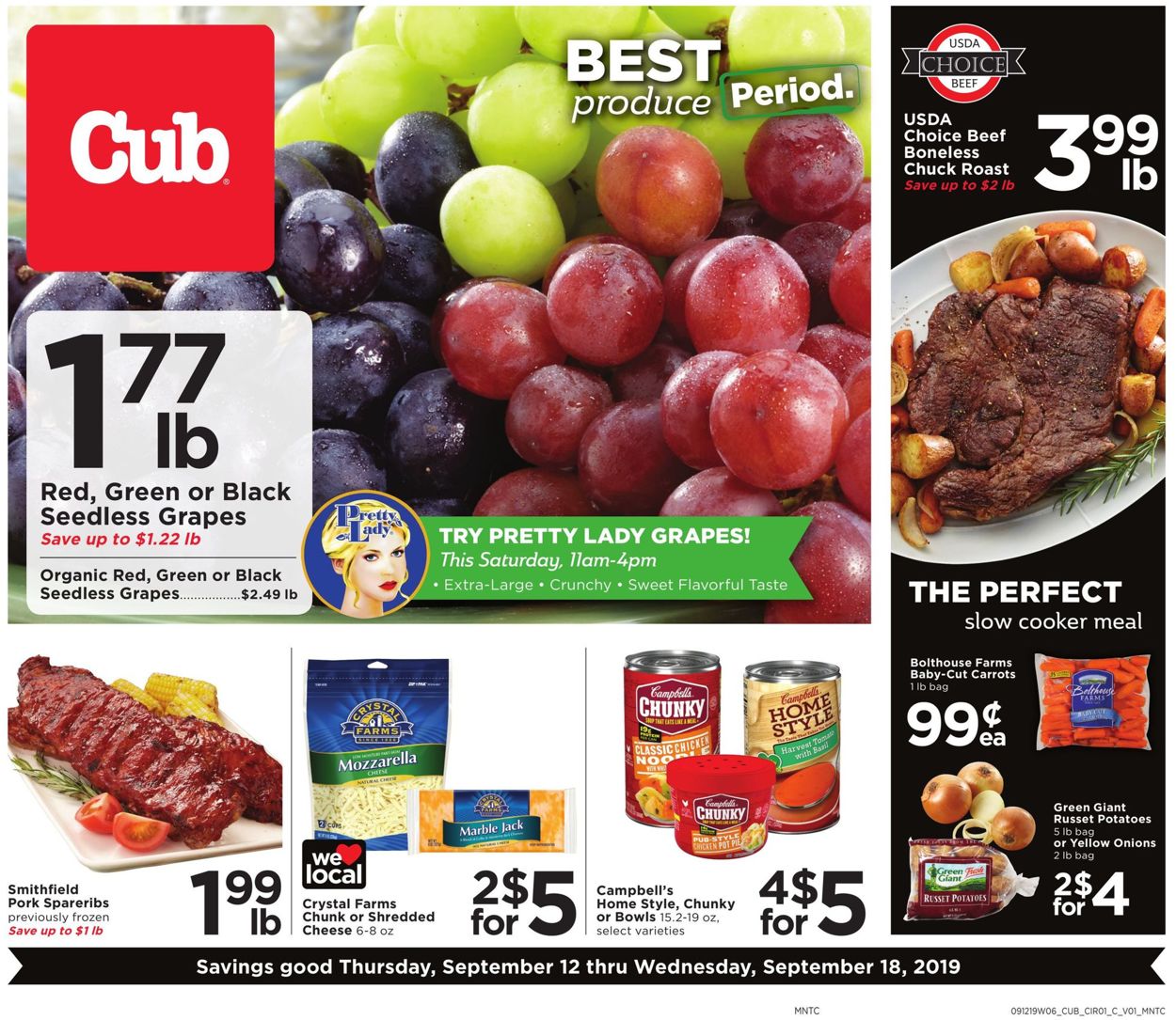 Catalogue Cub Foods from 09/12/2019