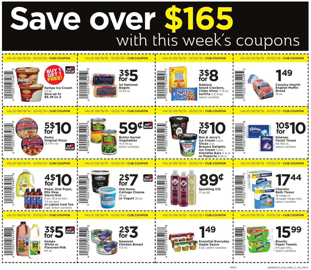 Catalogue Cub Foods from 09/19/2019