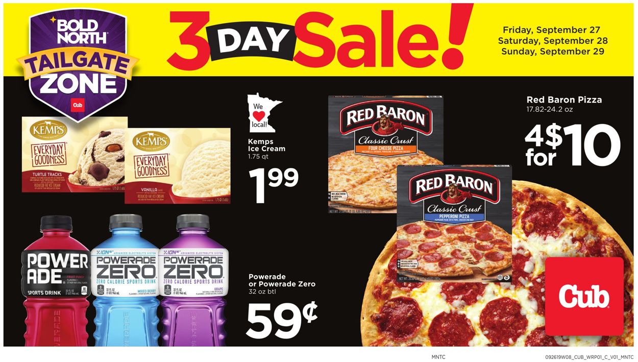 Catalogue Cub Foods from 09/27/2019