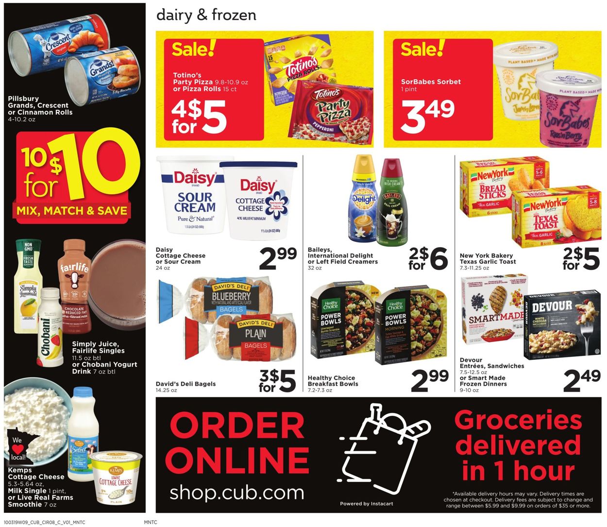 Catalogue Cub Foods from 10/03/2019