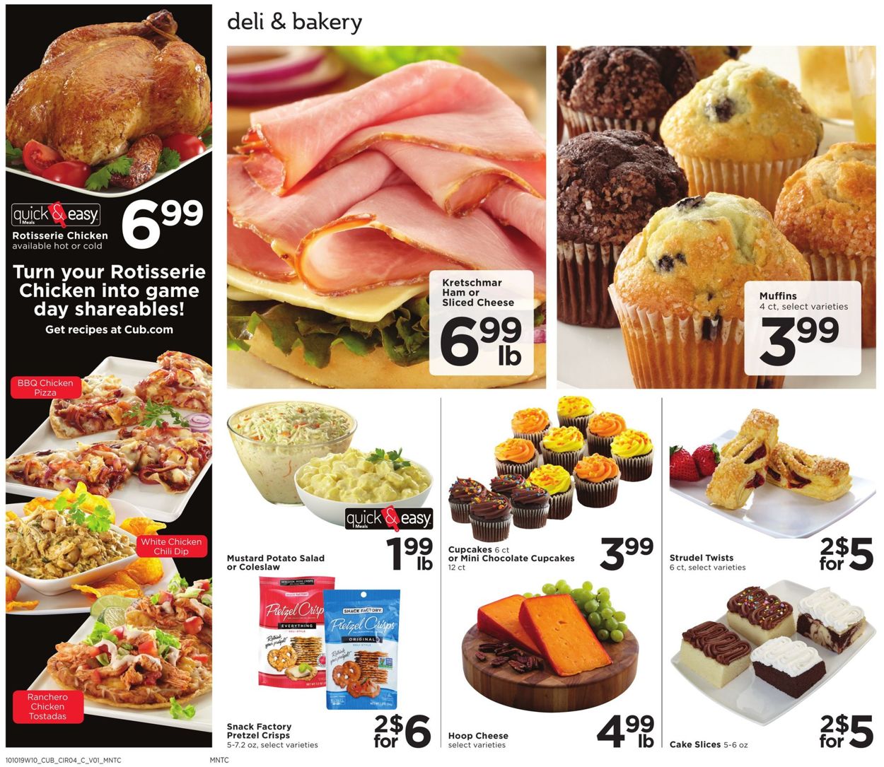 Catalogue Cub Foods from 10/10/2019