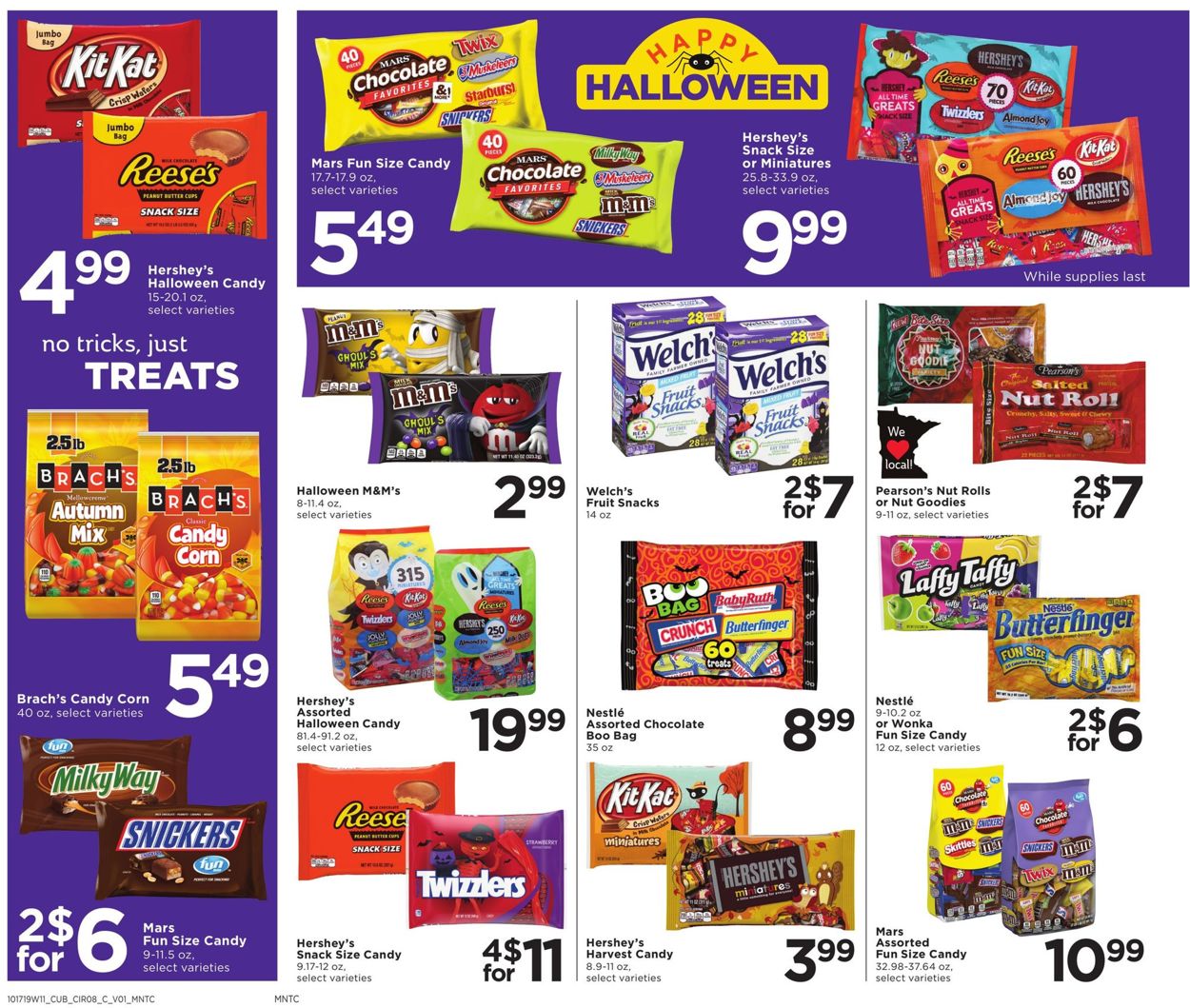 Catalogue Cub Foods from 10/17/2019