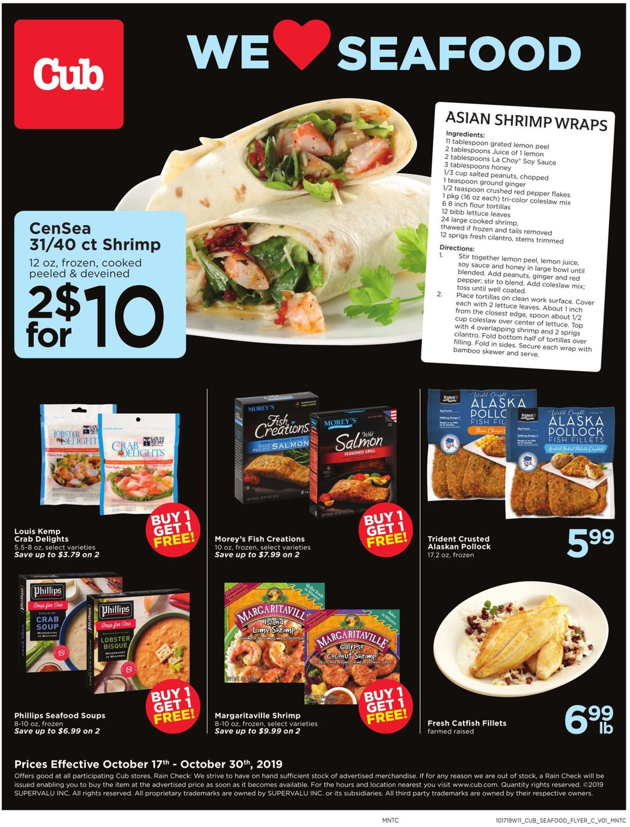 Catalogue Cub Foods from 10/17/2019