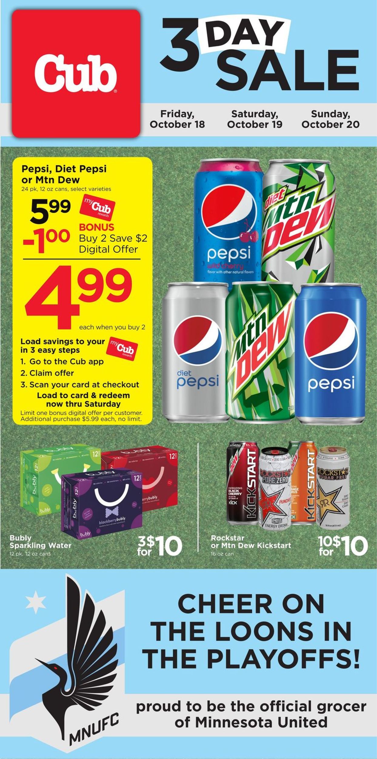 Catalogue Cub Foods from 10/18/2019