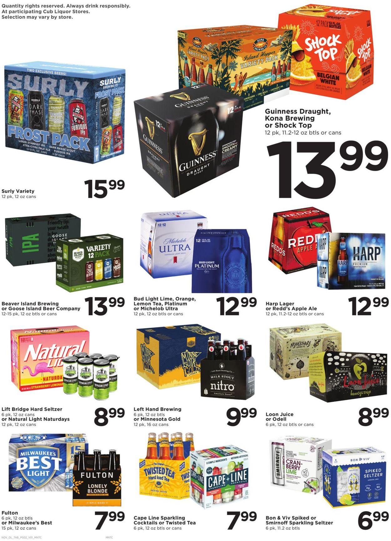 Catalogue Cub Foods from 10/31/2019