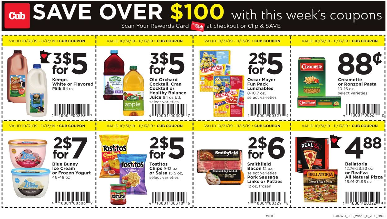 Catalogue Cub Foods from 10/31/2019