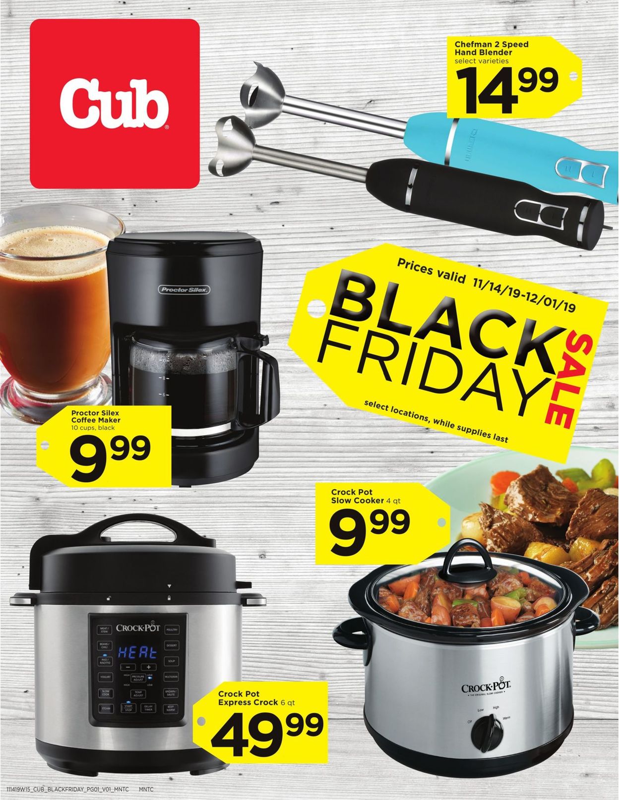 Catalogue Cub Foods - Black Friday Ad 2019 from 11/14/2019