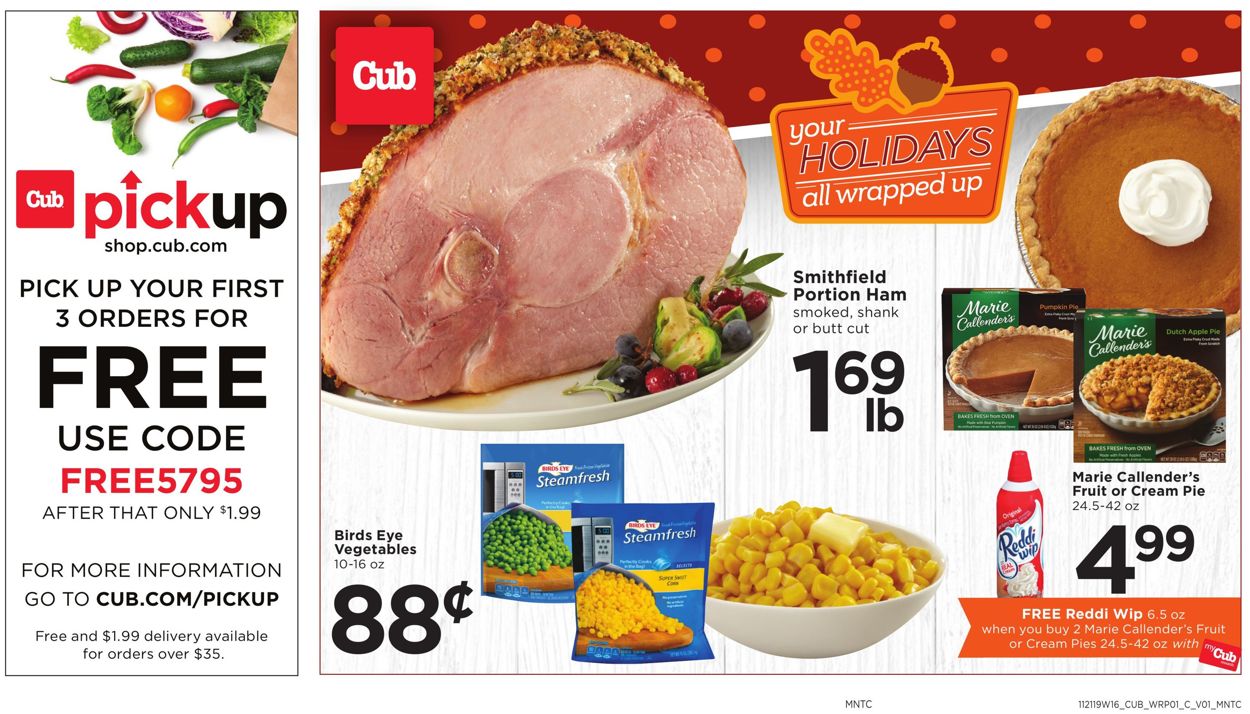 Catalogue Cub Foods from 11/21/2019