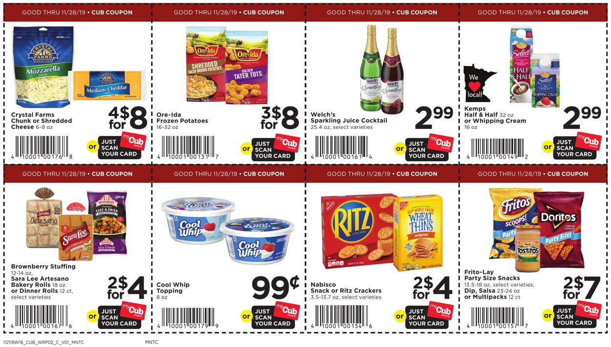 Catalogue Cub Foods from 11/21/2019