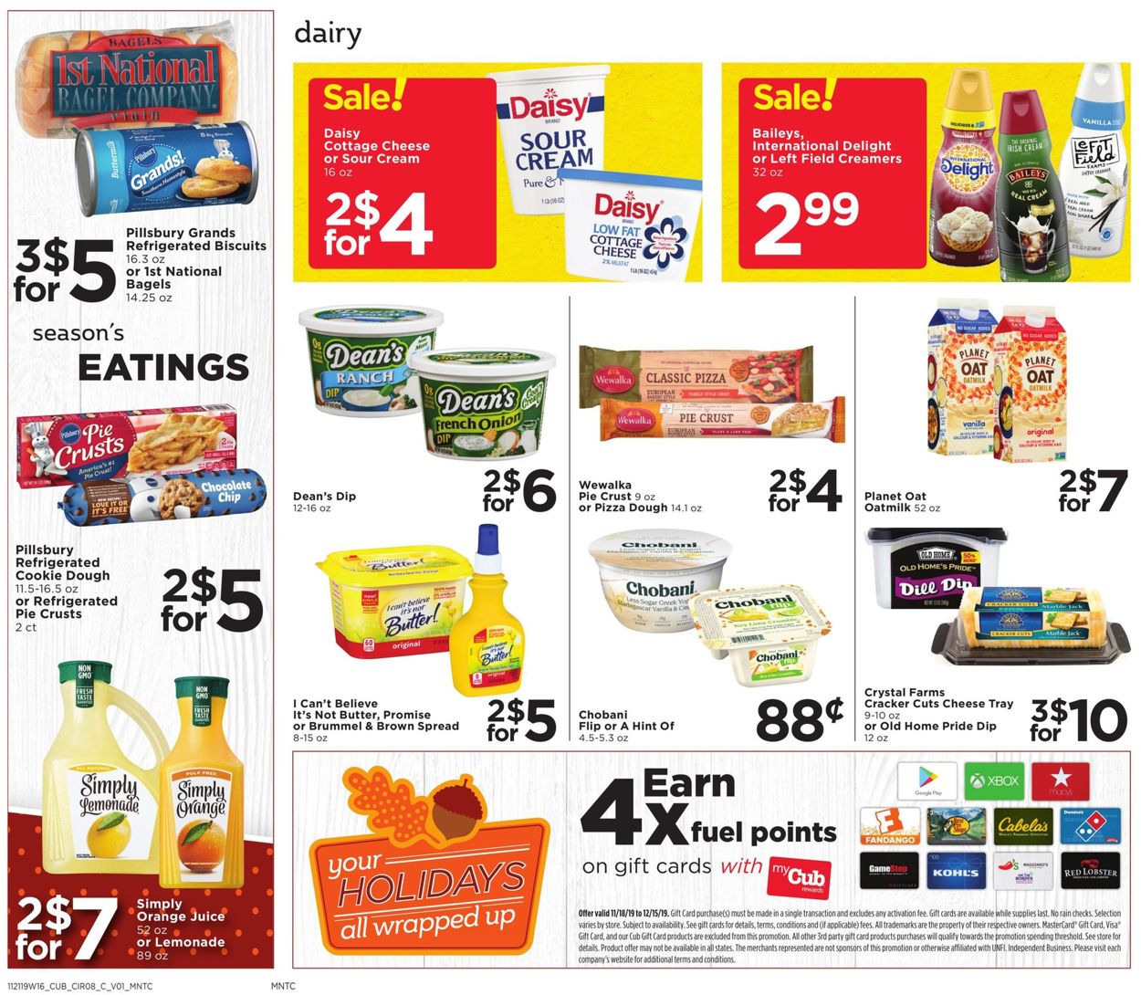Catalogue Cub Foods from 11/21/2019