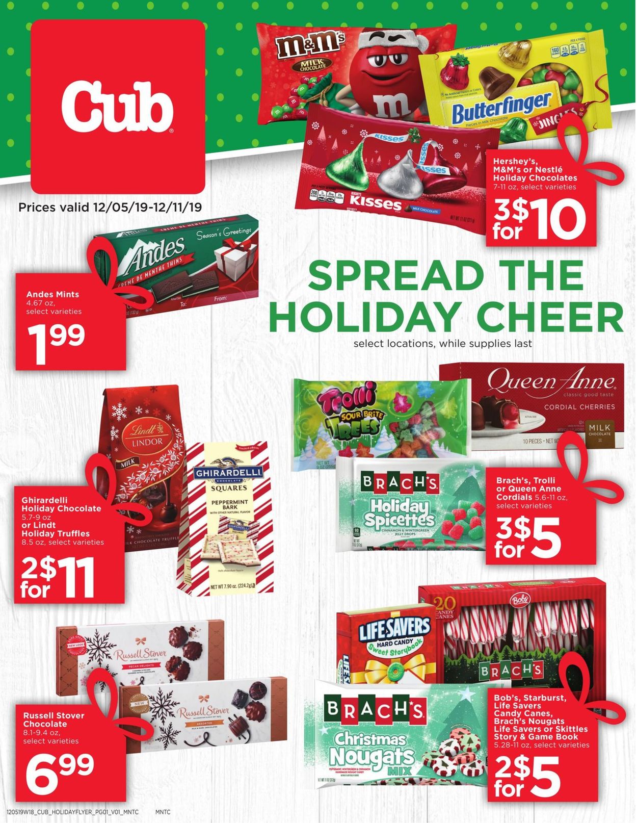 Catalogue Cub Foods - Holiday Ad 2019 from 12/05/2019