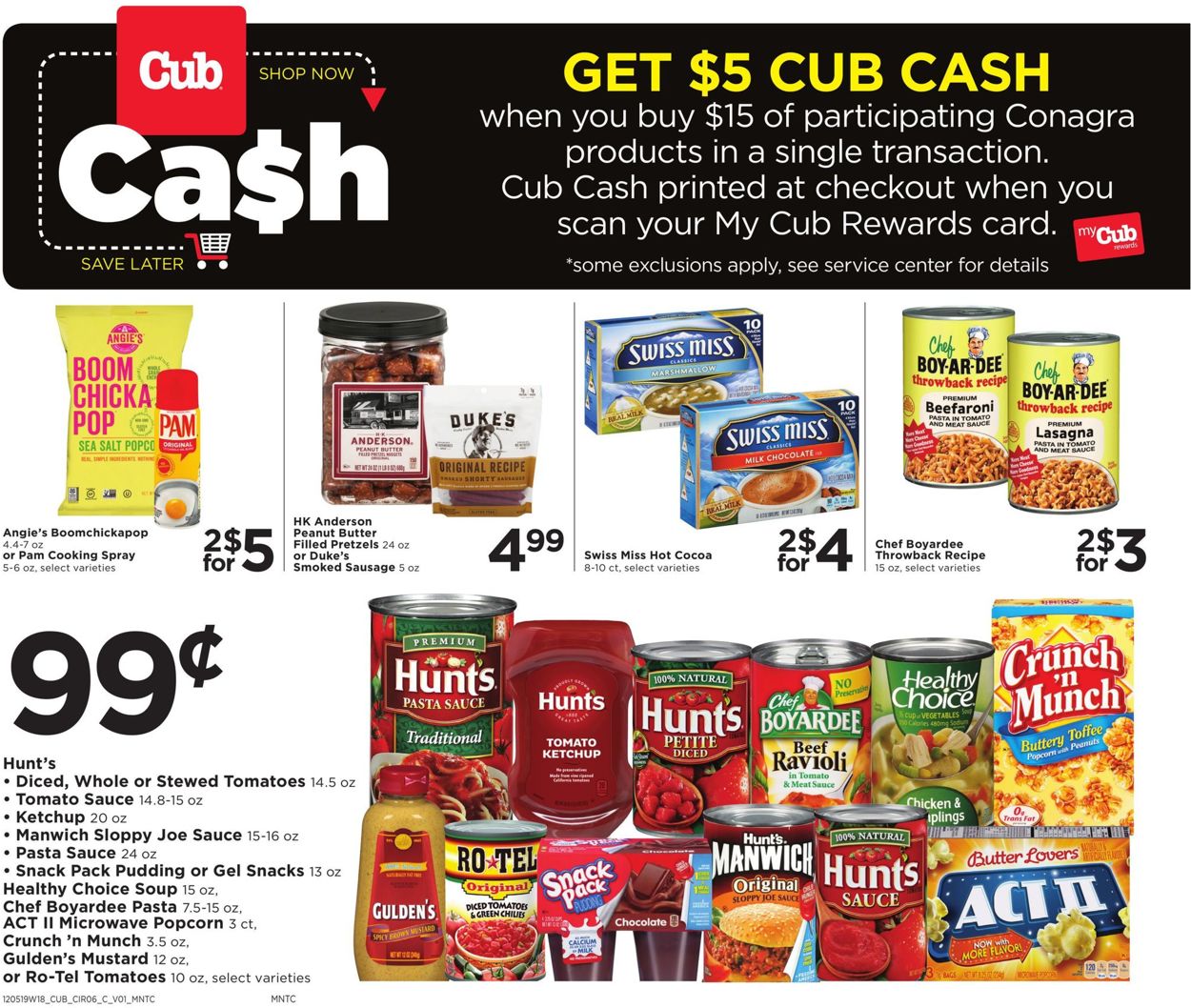 Catalogue Cub Foods from 12/05/2019