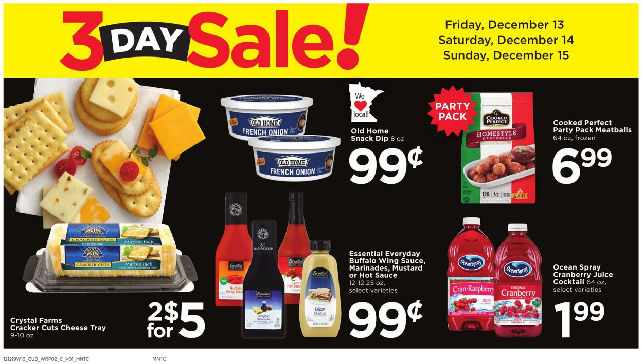 Catalogue Cub Foods from 12/13/2019