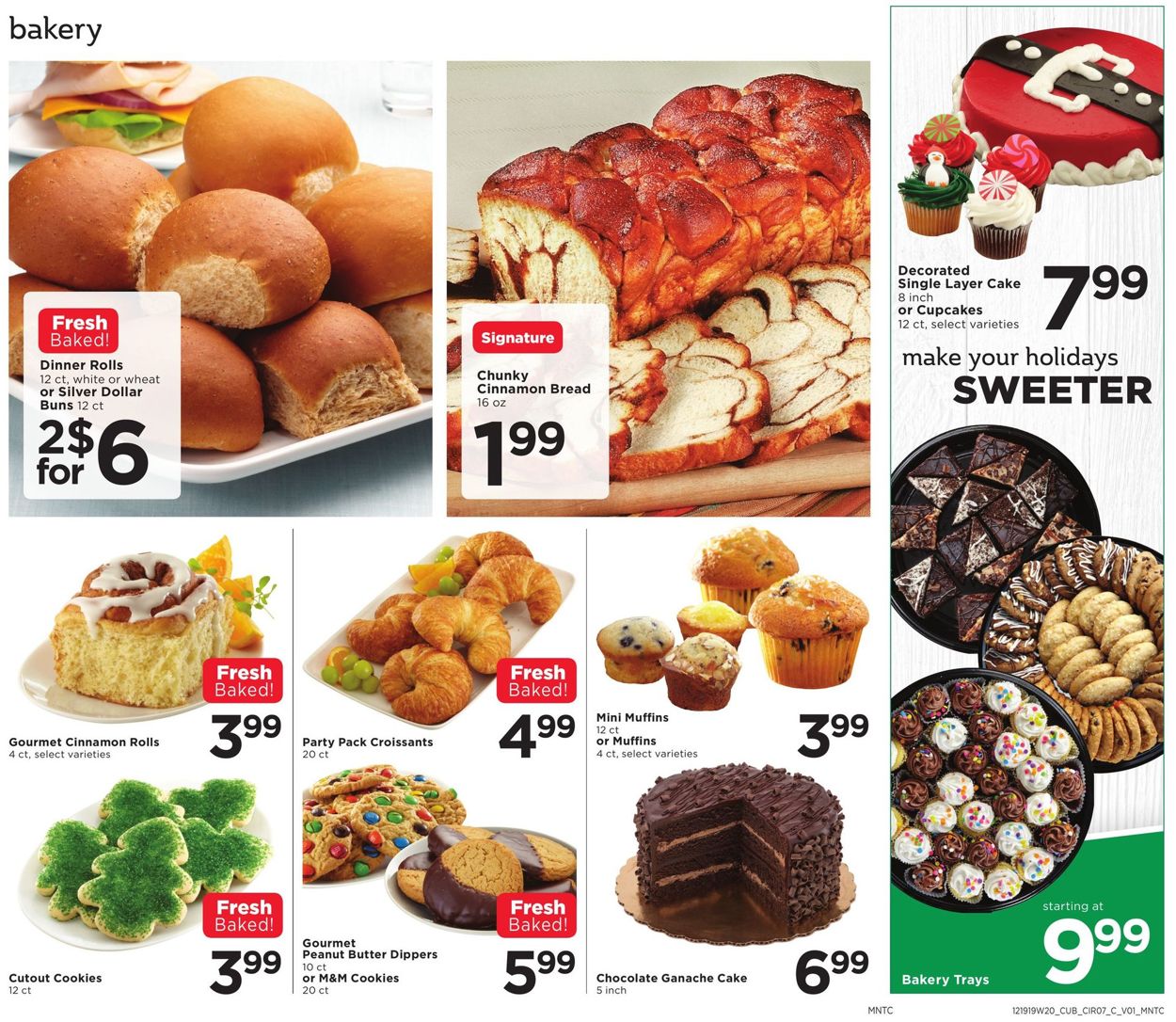 Catalogue Cub Foods from 12/19/2019