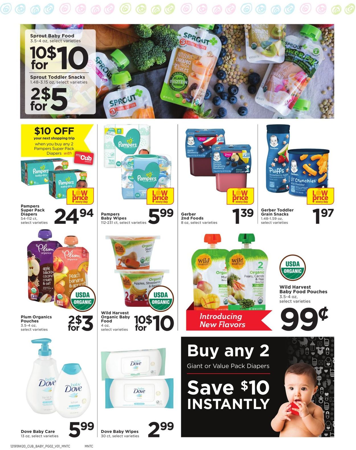 Catalogue Cub Foods from 12/19/2019