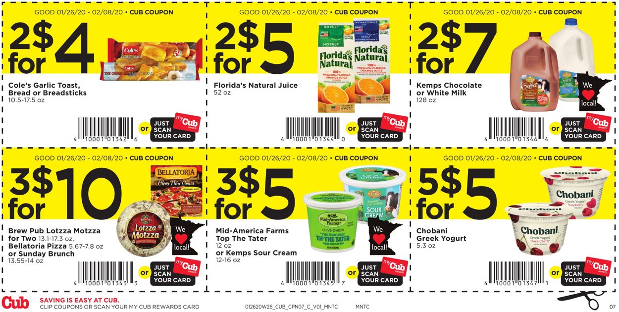 Catalogue Cub Foods from 01/26/2020
