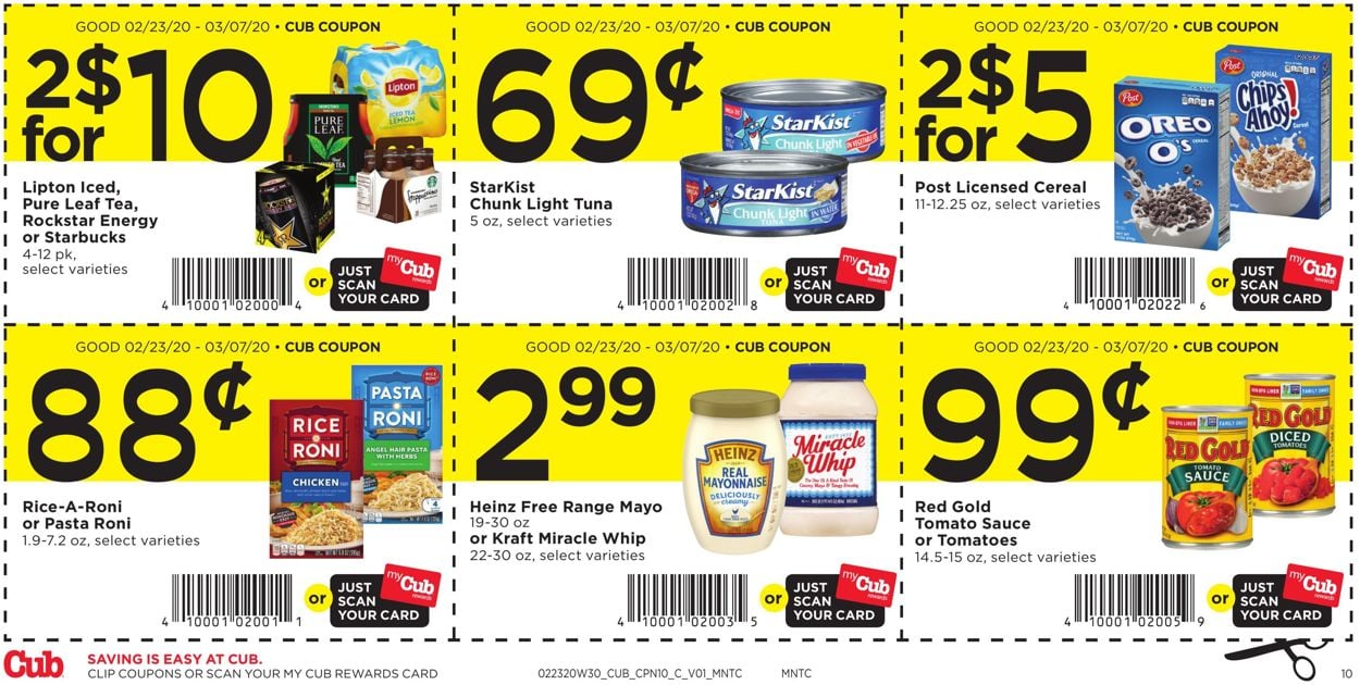 Catalogue Cub Foods from 02/23/2020