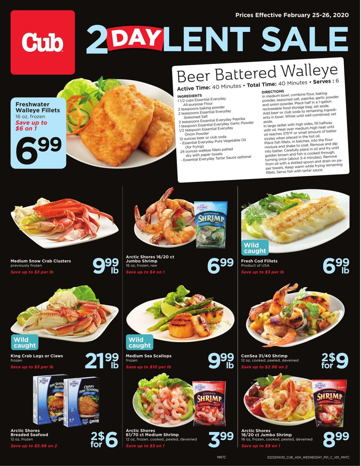 Catalogue Cub Foods from 02/25/2020