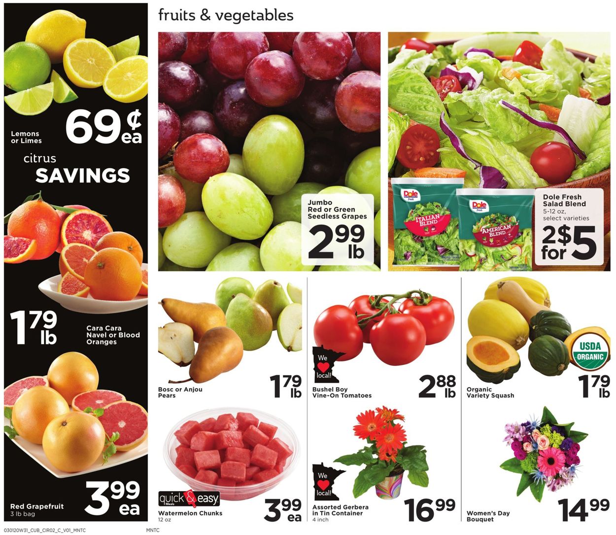 Catalogue Cub Foods from 03/01/2020