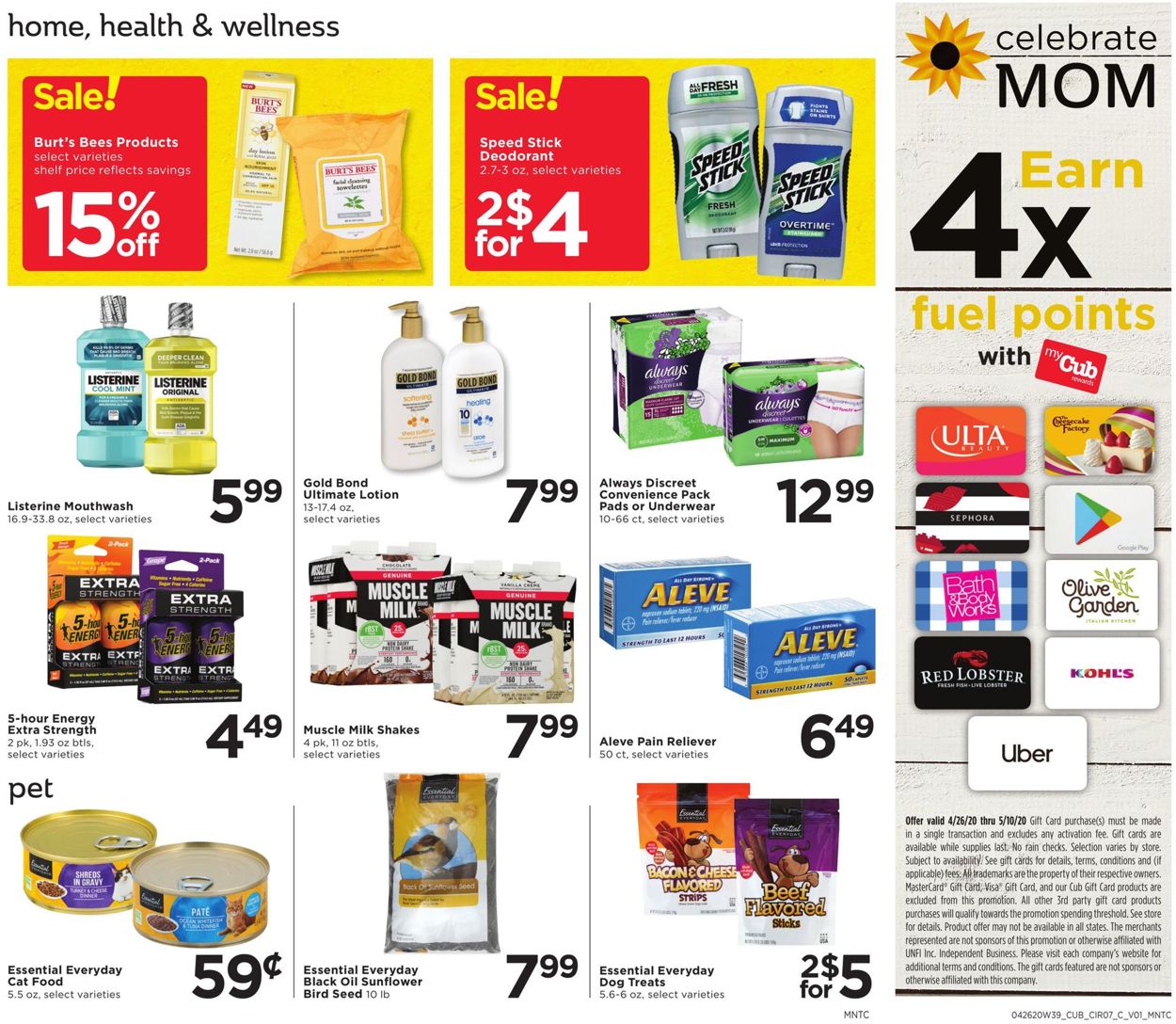 Catalogue Cub Foods from 04/26/2020
