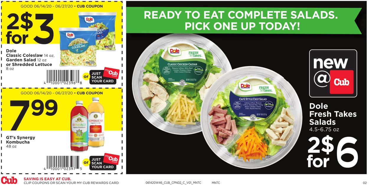 Catalogue Cub Foods from 06/14/2020