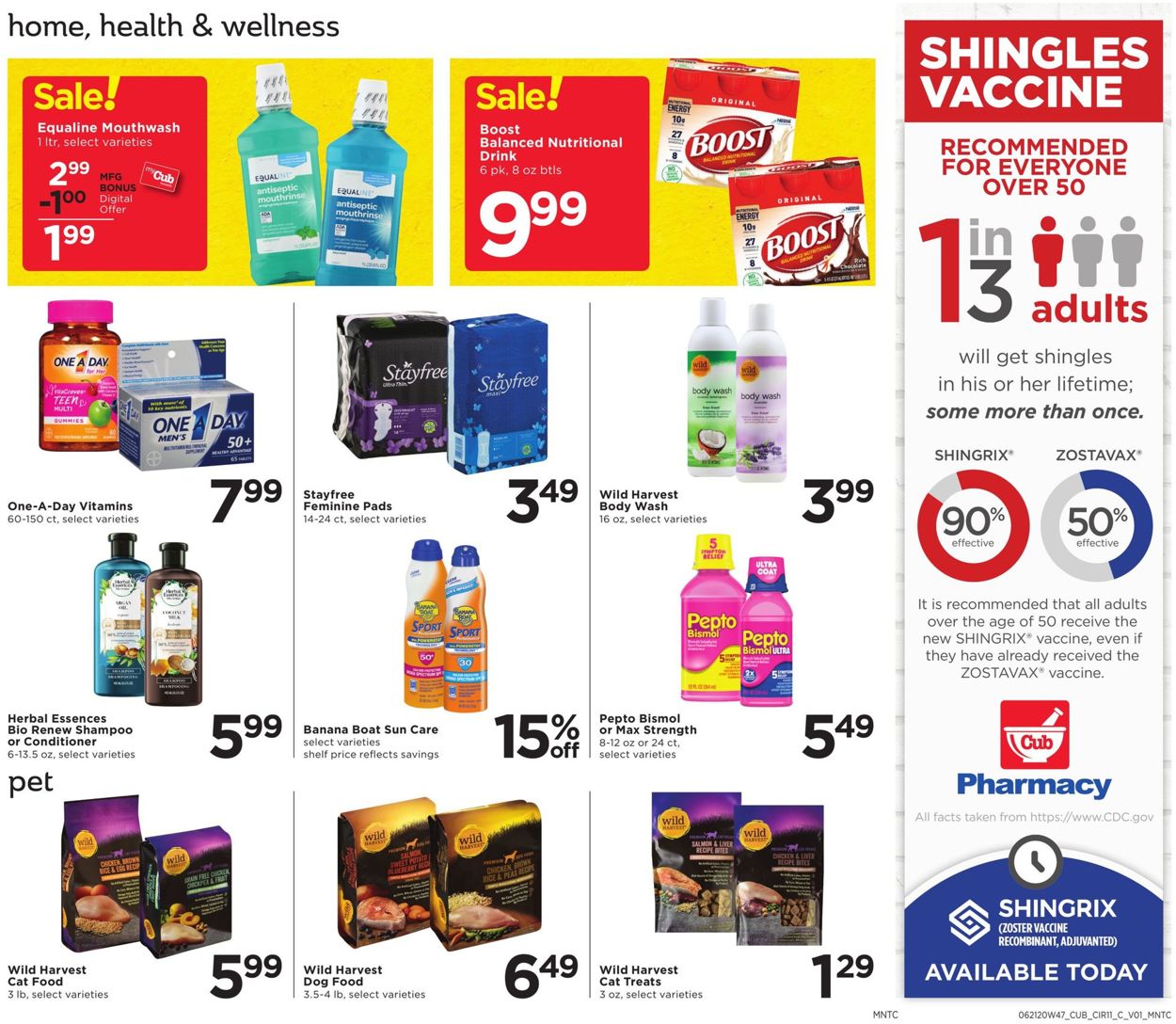 Catalogue Cub Foods from 06/21/2020