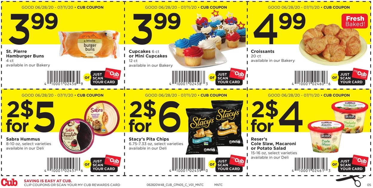 Catalogue Cub Foods from 06/28/2020