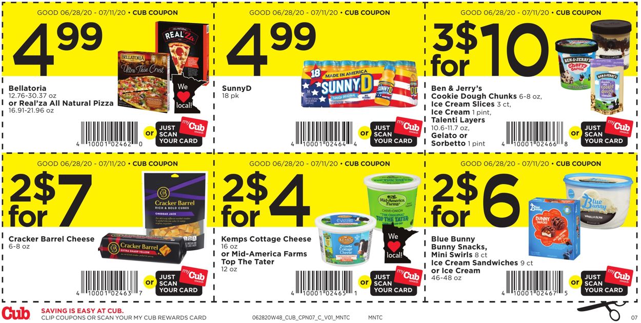 Catalogue Cub Foods from 06/28/2020