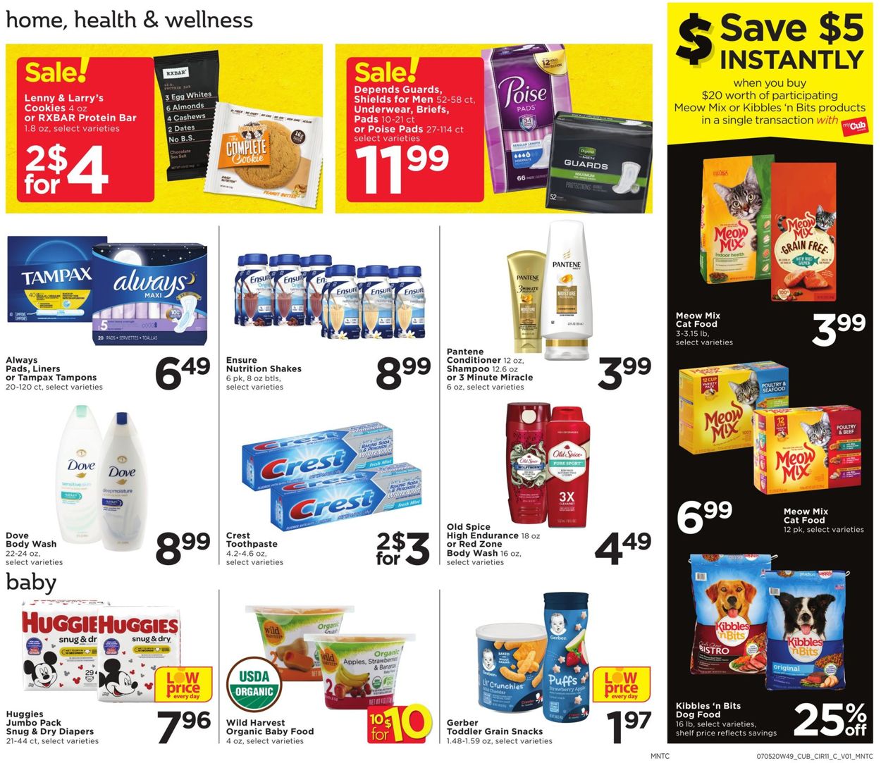 Catalogue Cub Foods from 07/05/2020