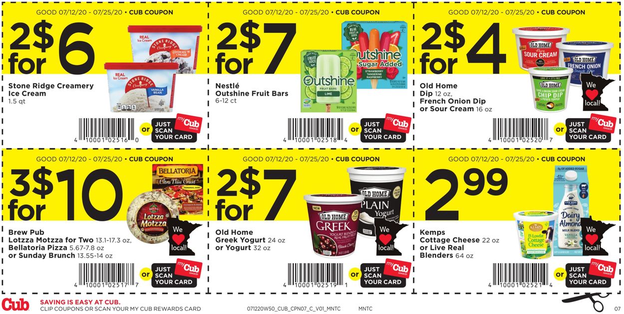 Catalogue Cub Foods from 07/12/2020