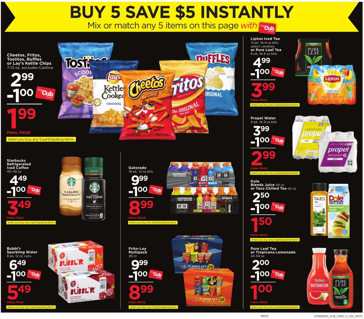 Catalogue Cub Foods from 07/19/2020