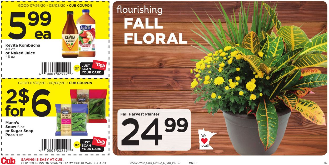 Catalogue Cub Foods from 07/26/2020