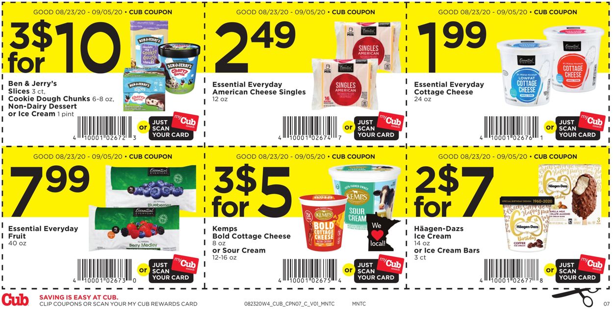 Catalogue Cub Foods from 08/23/2020
