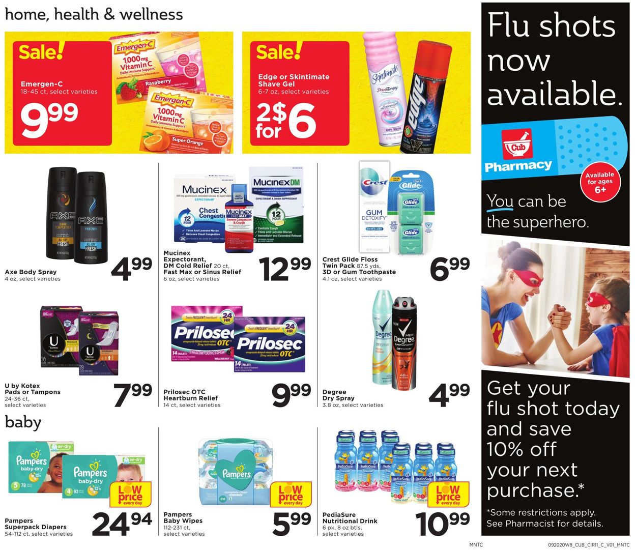 Catalogue Cub Foods from 09/20/2020