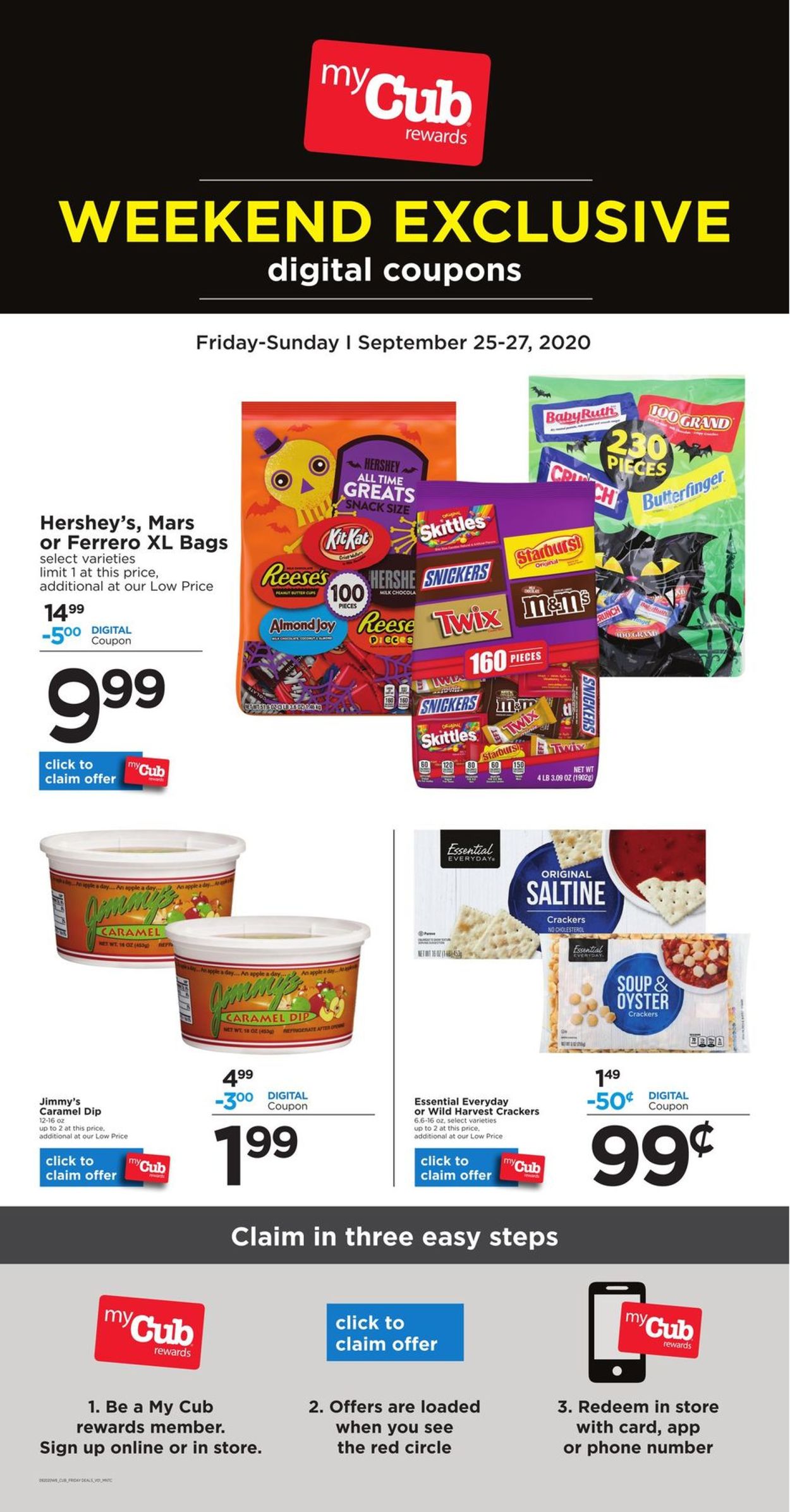 Catalogue Cub Foods from 09/25/2020
