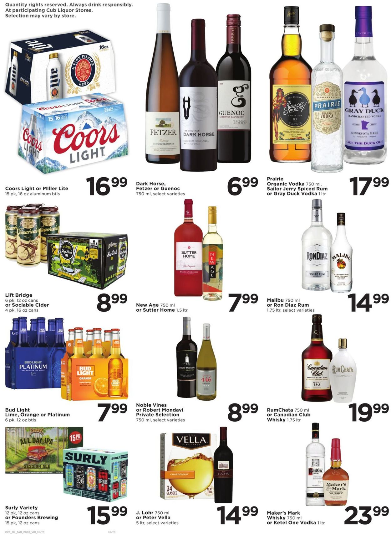 Catalogue Cub Foods from 10/01/2020