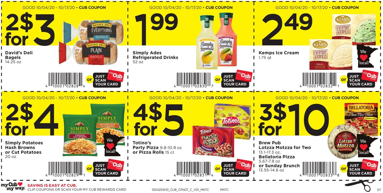 Catalogue Cub Foods from 10/04/2020