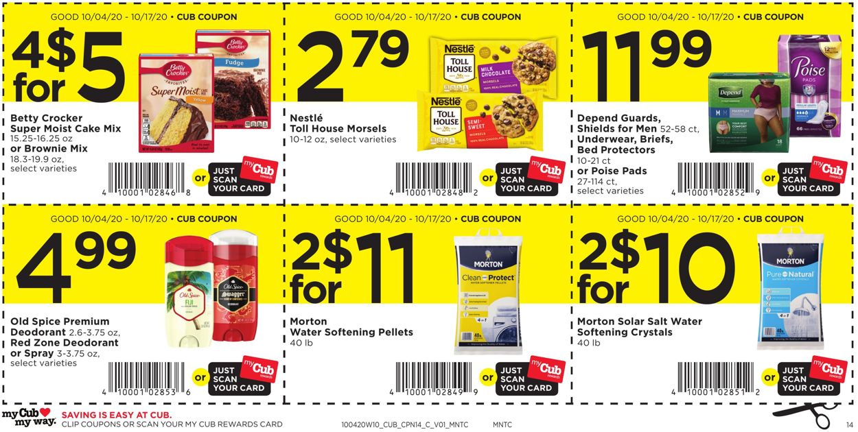 Catalogue Cub Foods from 10/04/2020